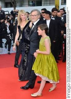 69. Festival de Cannes: The BFG Filmpremiere 69th Cannes Film Festival 2016, Red Carpet film The BFG . Pictured: Kate Capshaw, Steven Spielberg, Ruby Barnhill  SimonexComi Cannes