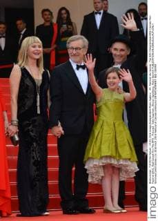 69. Festival de Cannes: The BFG Filmpremiere 69th Cannes Film Festival 2016, Red Carpet film The BFG . Pictured: Kate Capshaw, Steven Spielberg, Ruby Barnhill  SimonexComi Cannes