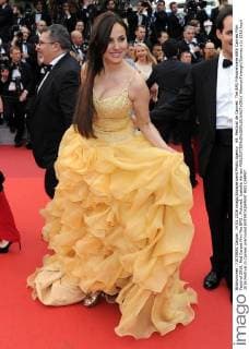 69. Festival de Cannes: The BFG Filmpremiere 69th Cannes Film Festival 2016, Red Carpet film The BFG . Pictured: Isabelle Adriani  AlbertoxTerenghi Cannes