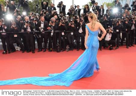 May 11, 2016 - Cannes, France - CANNES, FRANCE - MAY 14: Blake Lively attends the The BFG (Le Bon Gros Geant - Le BGG) premiere during the 69th annual Cannes Film Festival at the Palais des Festivals on May 14, 2016 in Cannes, France. Cannes France - ZUMAi09_