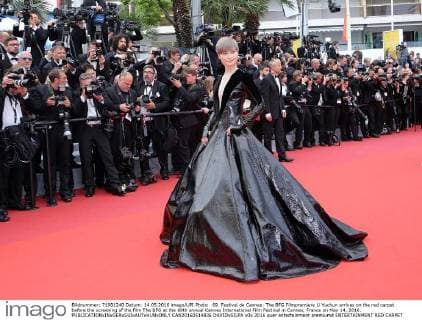 69. Festival de Cannes: The BFG Filmpremiere Li Yuchun arrives on the red carpet before the screening of the film The BFG at the 69th annual Cannes International Film Festival in Cannes, France on May 14, 2016.  CAN20160514836 DAVIDxSILPA
