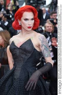 69. Festival de Cannes: The BFG Filmpremiere Miss Fame arrives on the red carpet before the screening of the film The BFG at the 69th annual Cannes International Film Festival in Cannes, France on May 14, 2016.  CAN20160514837 DAVIDxSILPA