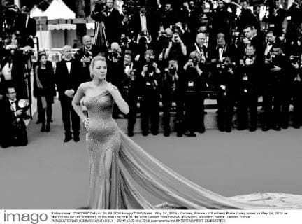 May 14, 2016 - Cannes, France - US actress Blake Lively poses on May 14, 2016 as she arrives for the screening of the film The BFG at the 69th Cannes Film Festival in Cannes, southern France. Cannes France  - ZUMAn230