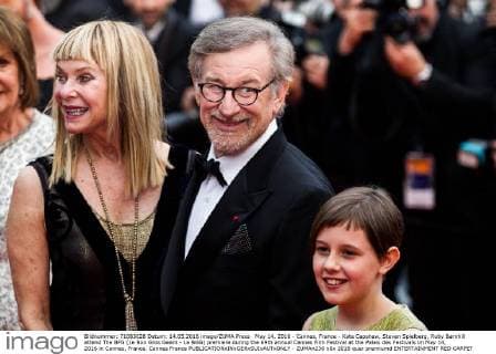 May 14, 2016 - Cannes, France - Kate Capshaw, Steven Spielberg, Ruby Barnhill attend The BFG (Le Bon Gros Geant - Le BGG) premiere during the 69th annual Cannes Film Festival at the Palais des Festivals on May 14, 2016 in Cannes, France. Cannes France  - ZUMAn230