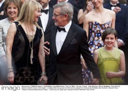 May 14, 2016 - Cannes, France - Kate Capshaw, Steven Spielberg, Ruby Barnhill attend The BFG (Le Bon Gros Geant - Le BGG) premiere during the 69th annual Cannes Film Festival at the Palais des Festivals. Cannes France - ZUMAc162