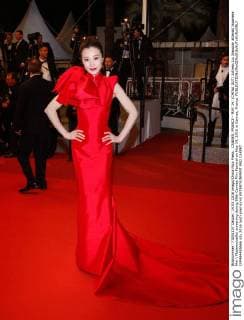 CANNES, FRANCE - MAY 14: (CHINA OUT) Actress Liu Xiaoqian attends Japanese film Mademoiselle screening during 69th Cannes Film Festival on May 14, 2016 in Cannes, France.  CFP484485666