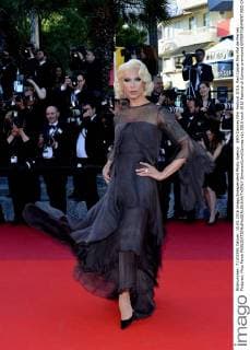 69th Cannes Film Festival 2016, Red Carpet film Mal de Pierres . Pictured: Miss Fame  SimonexComi Cannes