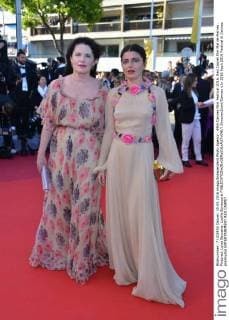 69th Cannes Film Festival 2016, Red Carpet film Mal de Pierres . Pictured: Luisa Beccaria, Lucilla Bonaccorsi  SimonexComi Cannes