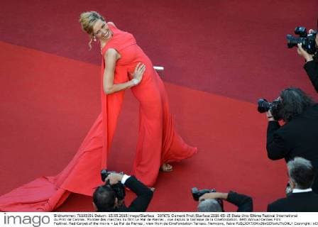 207671 Clement Prioli Starface 2016-05-15 Etats-Unis 69ème Festival International du Film de Cannes. Montee des marches du film Le Mal de Pierres , vue depuis la terrasse de la Cinefondation. 69th Annual Cannes Film Festival. Red Carpet of the movie « Le Mal de Pierres , view from de CineFondation Terrass. Nemcova, Petra  Copyright: xClementxPriolix STAR_207671_002