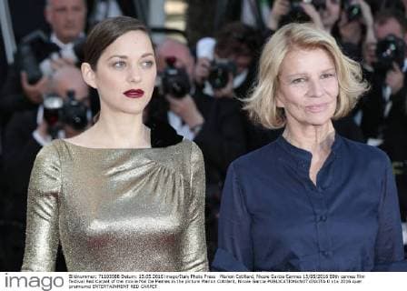Marion Cotillard, Nicole Garcia Cannes 15 05 2016 69th cannes film festival Red Carpet of the movie Mal De Pierres in the picture Marion Cotillard, Nicole Garcia  0