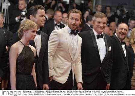 207678 De Rosa-Garcia Starface 2016-05-15 Cannes France 69ème Festival International du Film de Cannes. Montée des marches du film The Nice Guys . 69th International Cannes Film Festival. Red Carpet of The Nice Guys . Gosling, Ryan  Copyright: xDexRosa-Garciax xStarfacex STAR_207678_026