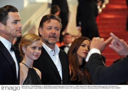 69th Cannes Film Festival 2016, Red carpet film The Nice Guys . Pictured: Russell Crowe  Cannes