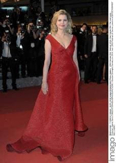 69th Cannes Film Festival 2016, Red Carpet film The nice guys . Pictured: Geena Davis  AlbertoxTerenghi Cannes