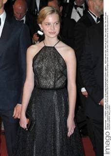 69th Cannes Film Festival 2016, Red Carpet film The nice guys . Pictured: Angourie Rice  AlbertoxTerenghi Cannes