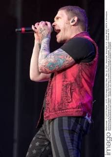 May 14, 2016 - Somerset, Wisconsin, U.S - Singer BRENT SMITH of Shinedown performs live at Somerset Amphitheater during the Northern Invasion Music Festival in Somerset, Wisconsin Somerset U.S. - ZUMAs135