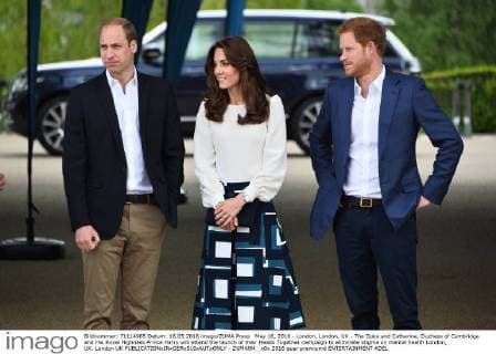 May 16, 2016 - London, London, UK - The Duke and Catherine, Duchess of Cambridge and His Royal Highness Prince Harry will attend the launch of their Heads Together campaign to eliminate stigma on mental health London, UK. London UK  - ZUMAl94_