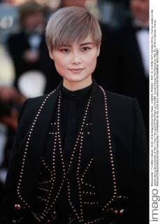 CANNES, FRANCE - MAY 15: (CHINA OUT) Actress Chris Li Yuchun poses on red carpet during the premiere of film From The Land Of The Moon at the 69th annual Cannes Film Festival on May 15, 2016 in Cannes, France.  CFP484554134