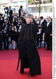 CANNES, FRANCE - MAY 15: (CHINA OUT) Actress Chris Li Yuchun poses on red carpet during the premiere of film From The Land Of The Moon at the 69th annual Cannes Film Festival on May 15, 2016 in Cannes, France.  CFP484554143