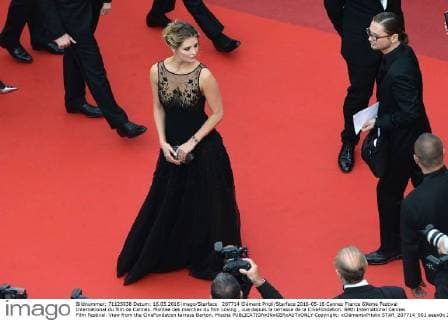 207714 Clément Prioli Starface 2016-05-16 Cannes France 69ème Festival International du film de Cannes. Montée des marches du film Loving , vue depuis la terrasse de la CineFondation. 69th International Cannes Film Festival. View from the CineFondation terrass Barton, Mischa  Copyright: xClémentxPriolix STAR_207714_001