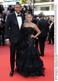 69th Cannes Film Festival 2016, Red Carpet film Loving . Pictured: Carmelo Anthony, La La Anthony  AlbertoxTerenghi Cannes