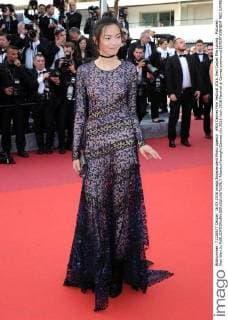 69th Cannes Film Festival 2016, Red Carpet film Loving . Pictured: Xiao Wen Ju  AlbertoxTerenghi Cannes