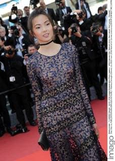 69th Cannes Film Festival 2016, Red Carpet film Loving . Pictured: Xiao Wen Ju  AlbertoxTerenghi Cannes