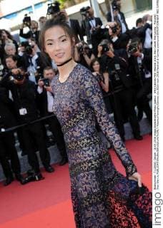 69th Cannes Film Festival 2016, Red Carpet film Loving . Pictured: Xiao Wen Ju  AlbertoxTerenghi Cannes