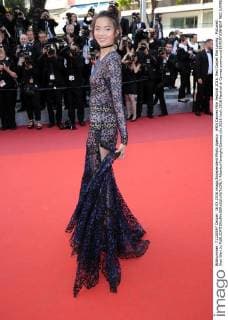 69th Cannes Film Festival 2016, Red Carpet film Loving . Pictured: Xiao Wen Ju  AlbertoxTerenghi Cannes