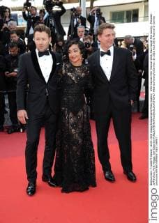 69th Cannes Film Festival 2016, Red Carpet film Loving . Pictured: Jeff Nichols, Ryth Negga, Joel Edgerton  AlbertoxTerenghi Cannes