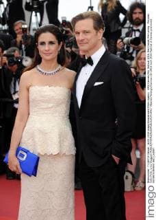 69th Cannes Film Festival 2016, Red Carpet film Loving . Pictured: Colin Firth, Livia Giuggioli  AlbertoxTerenghi Cannes