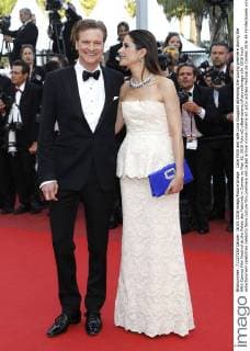 Colin Firth and wife Livia Giuggioli attending the Loving premiere during the 69th Cannes Film Festival at the Palais des Festivals in Cannes on May 16, 2016 Foto:xD.xBedrosianx xFuturexImage