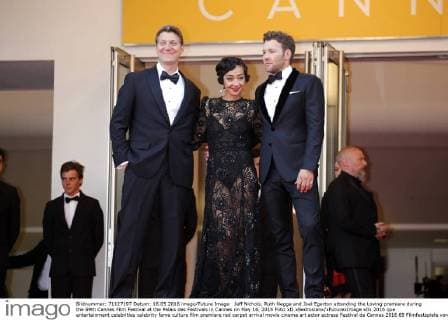 Jeff Nichols, Ruth Negga and Joel Egerton attending the Loving premiere during the 69th Cannes Film Festival at the Palais des Festivals in Cannes on May 16, 2016 Foto:xD.xBedrosianx xFuturexImage