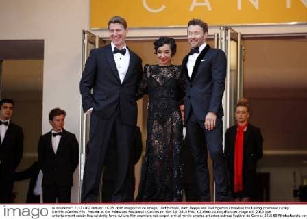 Jeff Nichols, Ruth Negga and Joel Egerton attending the Loving premiere during the 69th Cannes Film Festival at the Palais des Festivals in Cannes on May 16, 2016 Foto:xD.xBedrosianx xFuturexImage