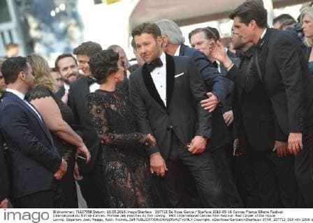 207713 De Rosa-Garcia Starface 2016-05-16 Cannes France 69eme Festival International du film de Cannes. Montee des marches du film Loving . 69th International Cannes Film Festival. Red Carpet of the movie Loving. Edgerton, Joel; Negga, Ruth; Nichols, Jeff  Copyright: xDexRosa-Garciax xStarfacex STAR_207713_016