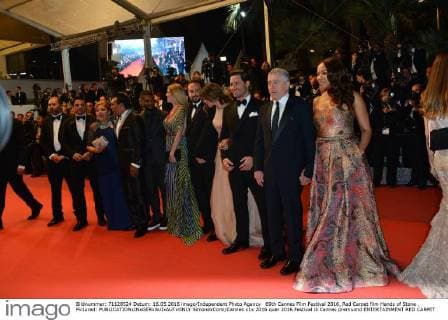 69th Cannes Film Festival 2016, Red Carpet film Hands of Stone . Pictured:  SimonexComi Cannes