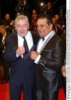 207718 De Rosa-Garcia Starface 2016-05-16 Cannes France 69ème Festival International du Film de Cannes. Montée des marches du film Hands of stone . 69th International Cannes Film Festival. Red Carpet of Hands of stones movie. De Niro, Robert; Duran, Roberto  Copyright: xDexRosa-Garciax xStarfacex STAR_207718_037