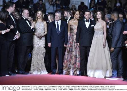 207718 De Rosa-Garcia Starface 2016-05-16 Cannes France 69ème Festival International du Film de Cannes. Montée des marches du film Hands of stone . 69th International Cannes Film Festival. Red Carpet of Hands of stones movie. De Niro, Robert; Hightower-De Niro, Grace; Ramirez, Edgar; de Armas, Ana  Copyright: xDexRosa-Garciax xStarfacex STAR_207718_064