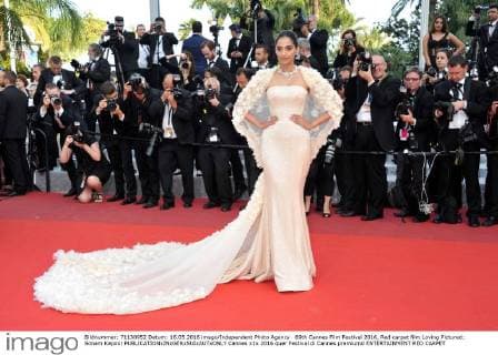 69th Cannes Film Festival 2016, Red carpet film Loving Pictured: Sonam Kapoor  Cannes