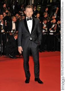 69th Cannes Film Festival 2016, Red carpet film Hans of Stone . Pictured: Joel Edgertone  Cannes