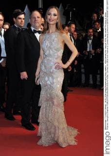 69th Cannes Film Festival 2016, Red carpet film Hans of Stone . Pictured: Georgina Chapman  Cannes
