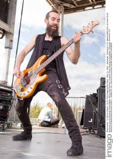 May 15, 2016 - Somerset, Wisconsin, U.S - Bassist BEN HULL of Lacey Sturm performs live at Somerset Amphitheater during the Northern Invasion Music Festival in Somerset, Wisconsin Somerset U.S. - ZUMAs135