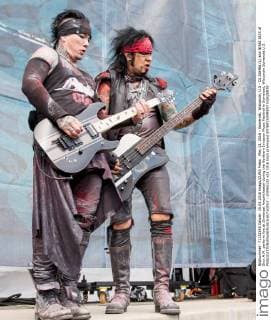 May 15, 2016 - Somerset, Wisconsin, U.S - DJ ASHBA (L) and NIKKI SIXX of Sixx:A.M. perform live at Somerset Amphitheater during the Northern Invasion Music Festival in Somerset, Wisconsin Somerset U.S. - ZUMAs135