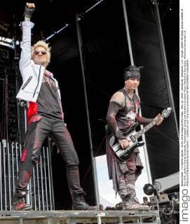 May 15, 2016 - Somerset, Wisconsin, U.S - Singer JAMES MICHAEL and DJ ASHBA of Sixx:A.M. perform live at Somerset Amphitheater during the Northern Invasion Music Festival in Somerset, Wisconsin Somerset U.S. - ZUMAs135