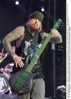 May 15, 2016 - Somerset, Wisconsin, U.S - Bassist REGINALD FIELDY ARVIZU of Korn performs live at Somerset Amphitheater during the Northern Invasion Music Festival in Somerset, Wisconsin Somerset U.S. - ZUMAs135