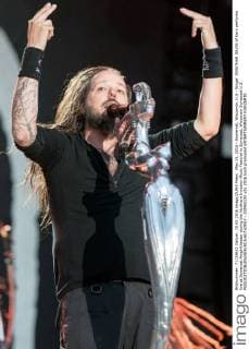 May 15, 2016 - Somerset, Wisconsin, U.S - Singer JONATHAN DAVIS of Korn performs live at Somerset Amphitheater during the Northern Invasion Music Festival in Somerset, Wisconsin Somerset U.S. - ZUMAs135