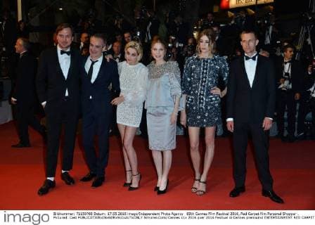69th Cannes Film Festival 2016, Red Carpet film Personal Shopper . Pictured: Cast  SimonexComi Cannes