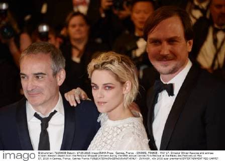 Cannes, France - CANNES, FRANCE - MAY 17: Director Olivier Assayas and actress Kristen Stewart depart from the Personal Shopper premiere during the 69th annual Cannes Film Festival at the Palais des Festivals on May 17, 2016 in Cannes, France. Cannes France - ZUMAi09_