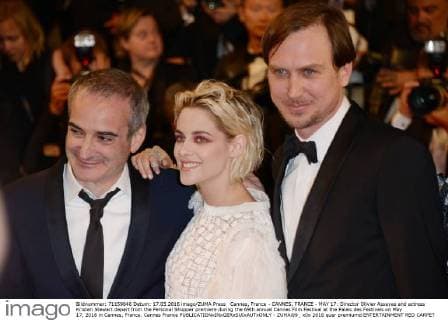Cannes, France - CANNES, FRANCE - MAY 17: Director Olivier Assayas and actress Kristen Stewart depart from the Personal Shopper premiere during the 69th annual Cannes Film Festival at the Palais des Festivals on May 17, 2016 in Cannes, France. Cannes France - ZUMAi09_