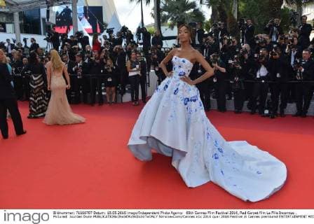 69th Cannes Film Festival 2016, Red Carpet film La Fille Inconnue . Pictured: Jourdan Dunn  SimonexComi Cannes