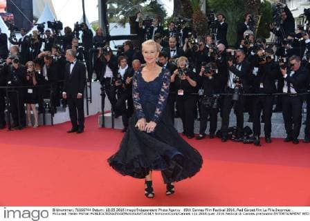 69th Cannes Film Festival 2016, Red Carpet film La Fille Inconnue . Pictured: Helen Mirren  SimonexComi Cannes